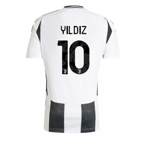 Fotbalové Dres Juventus Kenan Yildiz #10 Domácí 2024-25 Krátký Rukáv